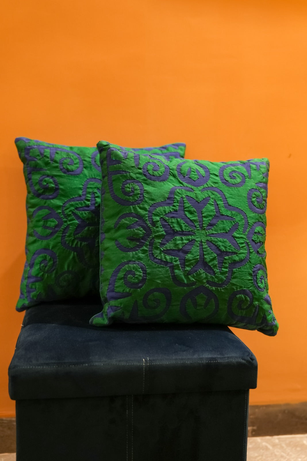 Applique Cushion Cover (Pair)