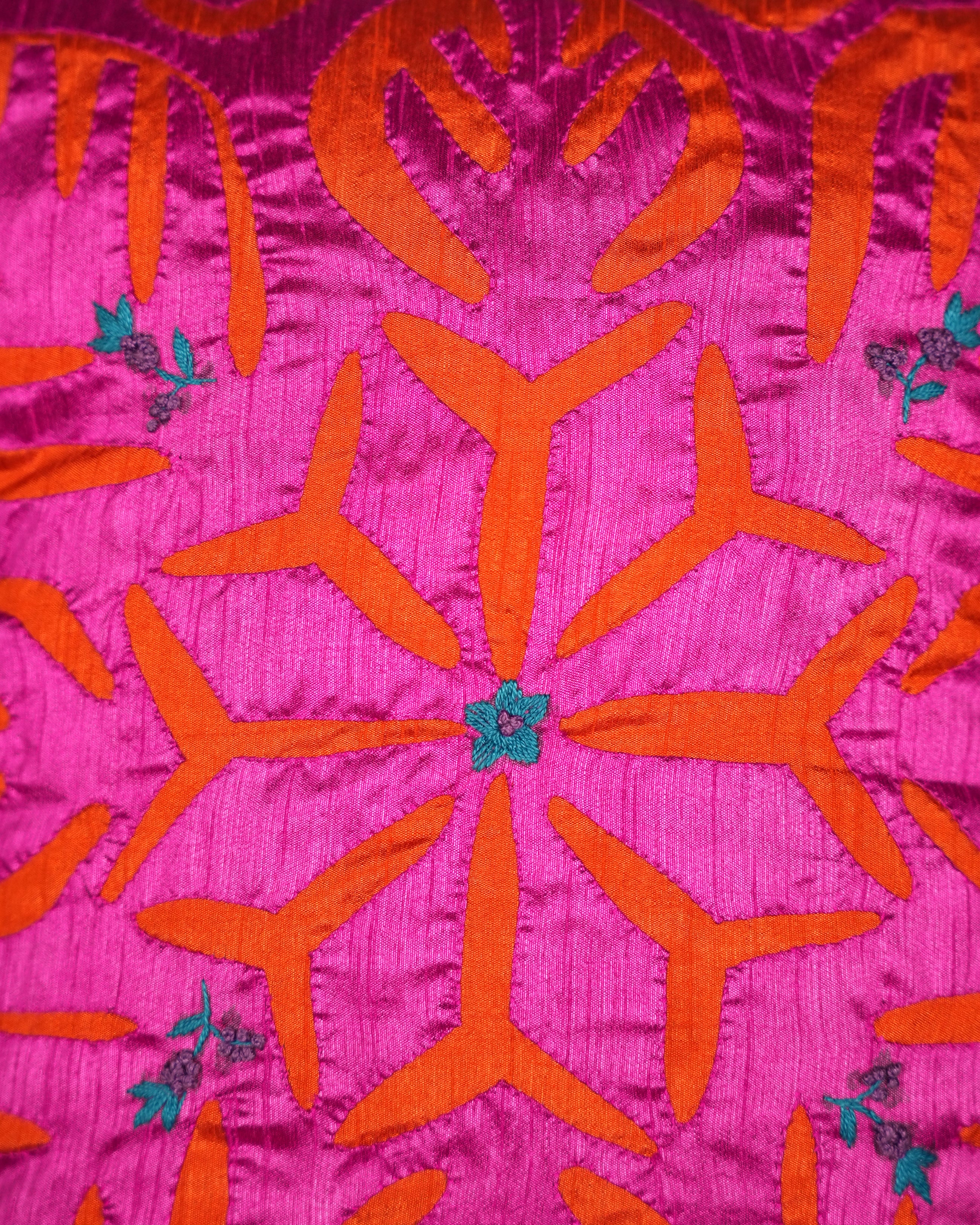 Embroidered Cushion Cover (Pair)