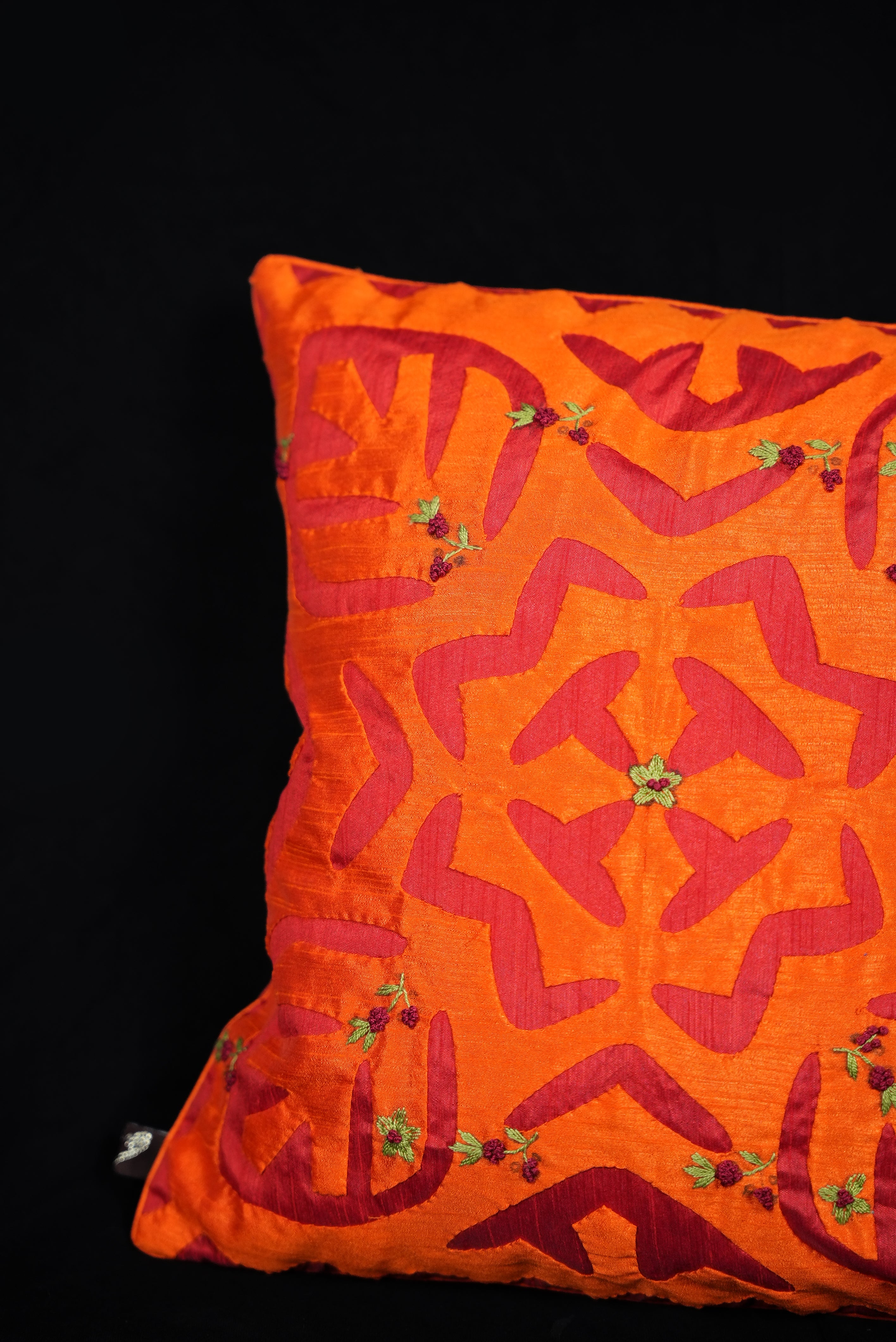 Embroidered Cushion Cover (Pair)